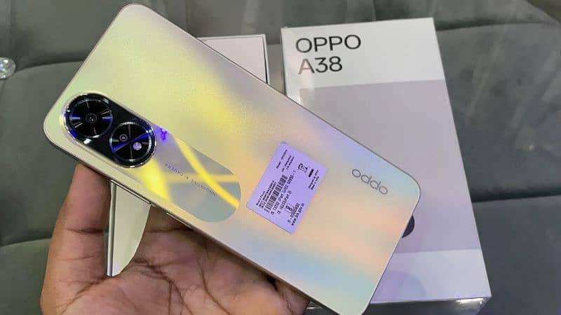 OppoA38 is using 1 week and box pack charger All 10by10 condition 2