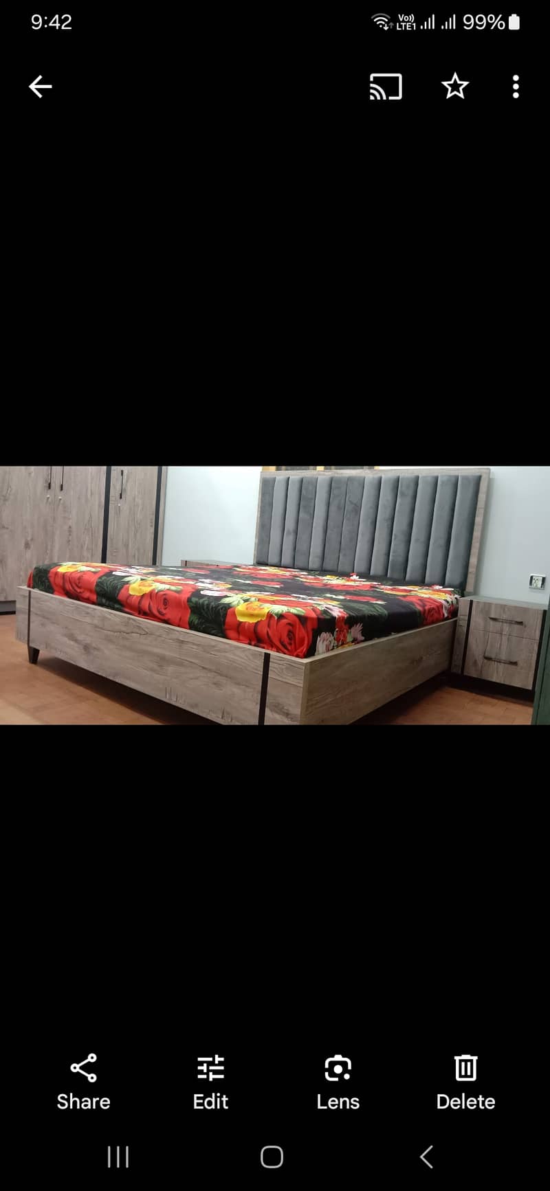 Brand New Modern Design Bed Set 3 Pices 0