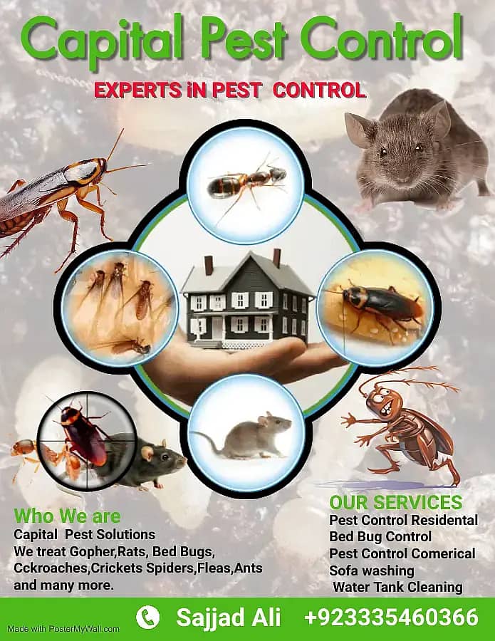 Mosquito/Cockroach/Termite Fumigation/Dengue/pest control Spray 0