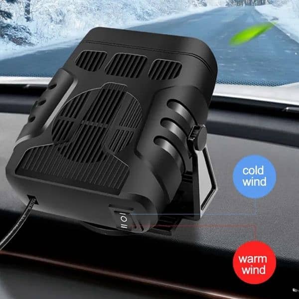 Car Heater Electric Heating Fan Windshield Defogg Demister Defroster 4