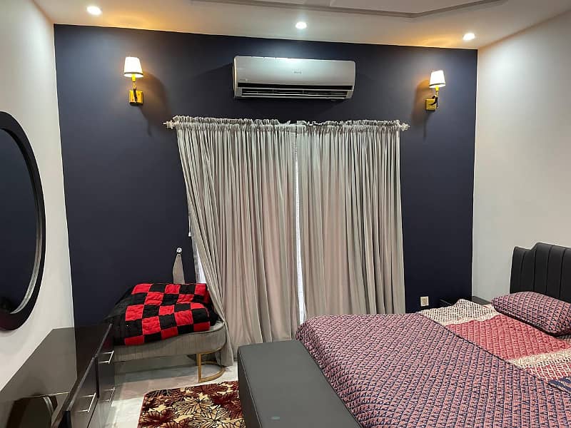 10 Marla Furnished Upper Portion is available for rent in Bahria Town Jasmine Block 1