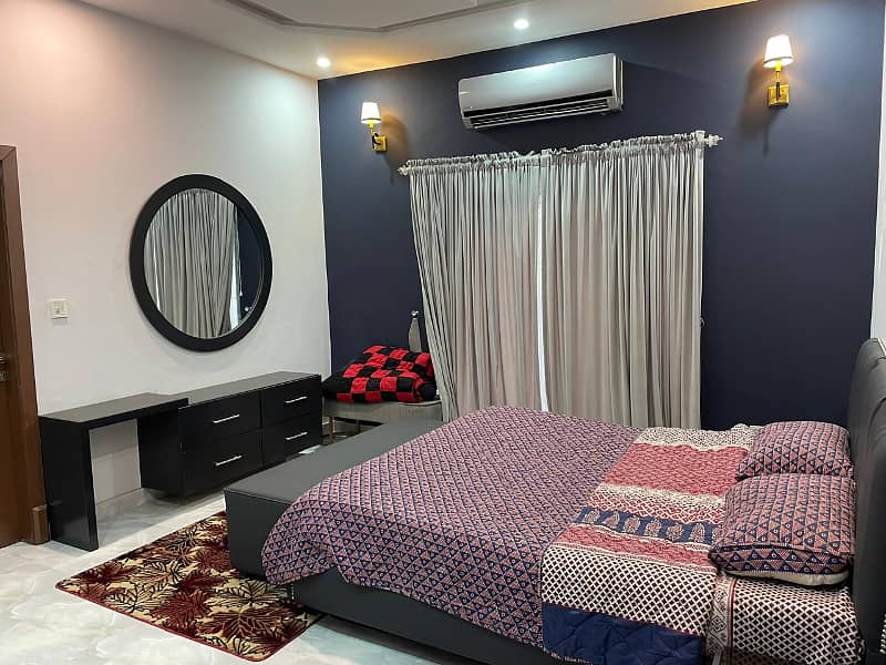 10 Marla Furnished Upper Portion is available for rent in Bahria Town Jasmine Block 2