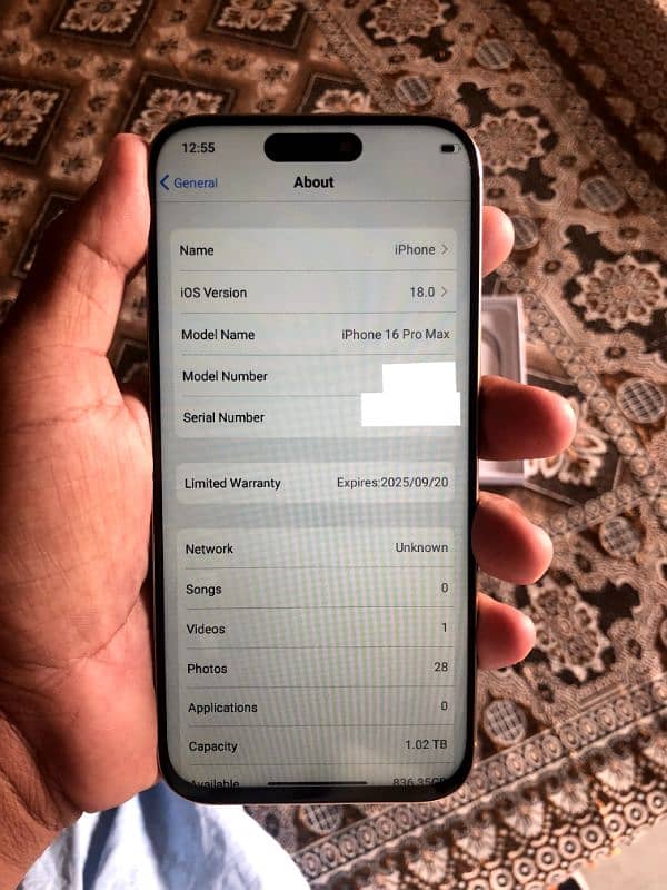 iPhone 16 Pro Max Desert Titanium 1TB storage first copy 0