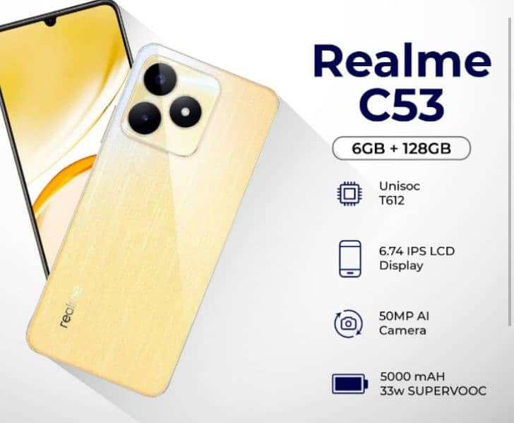 Realme C53 champion Gold 10/10 in warranty 0