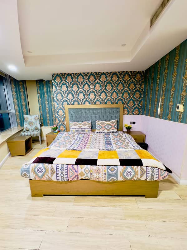 LUXURY TOW BED FURNISHED FLAT FOR RENT IN CENTORUS MALL F-8 2