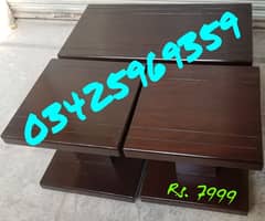 Coffee table wood center table set lounge office furniture side couch