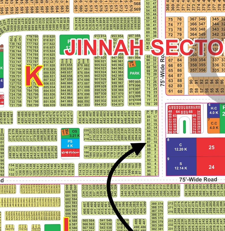 10-Marla All Paid Plot Near Park in K Block LDA City 0