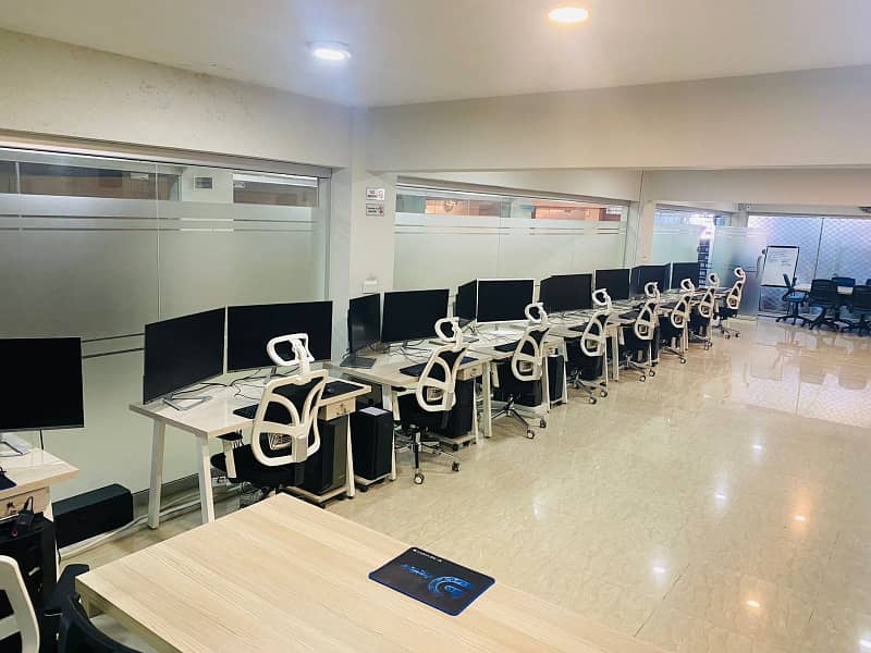 Pc marketing offers!Ground floor 3200 Sqft Fully Furnished Office Space for rent in G-8 2