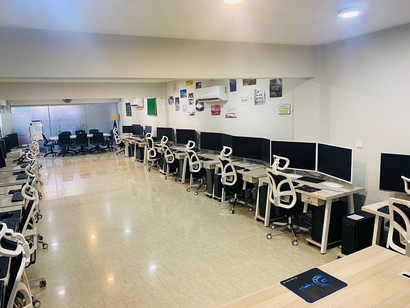 Pc marketing offers!Ground floor 3200 Sqft Fully Furnished Office Space for rent in G-8 8