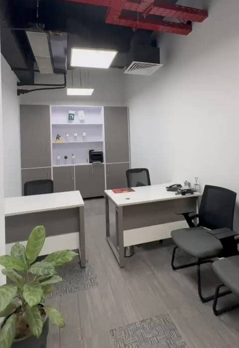 PC Marketing offers! Ready to Move 5,200 Sqft Fully Furnished Office Parking Space, Tiles, AC, Ceiling installed 24