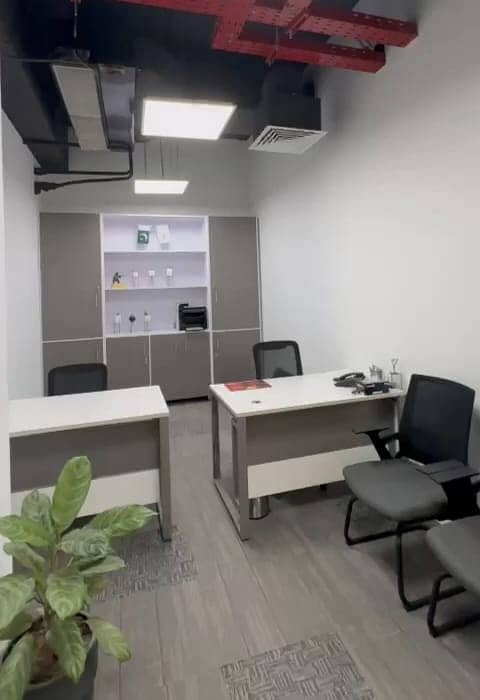 PC Marketing offers! Ready to Move 5,200 Sqft Fully Furnished Office Parking Space, Tiles, AC, Ceiling installed 27