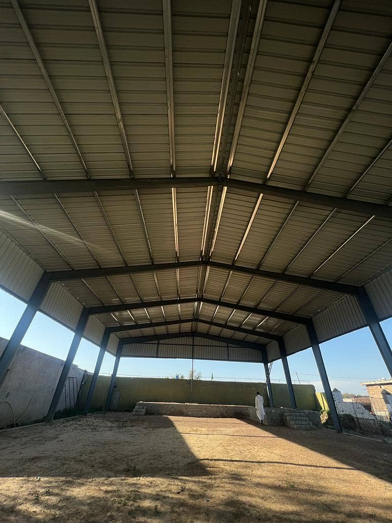 Industrial factory shed Dairy farm warehouse sheds steel 6