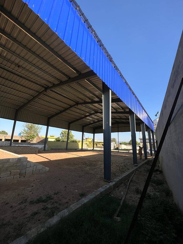 Industrial factory shed Dairy farm warehouse sheds steel 9