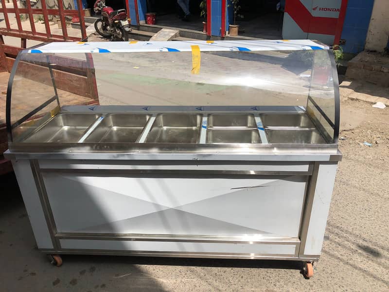 Shawarma Counter BBQ counter, , Hot Plates SS Best Qualit 1