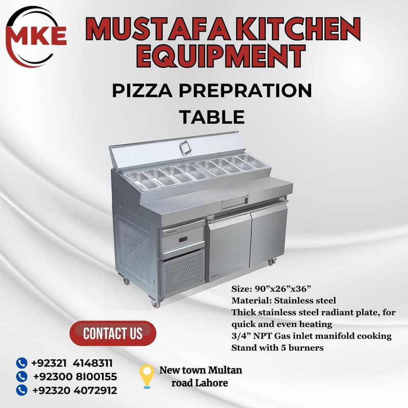 Shawarma Counter BBQ counter, , Hot Plates SS Best Qualit 13