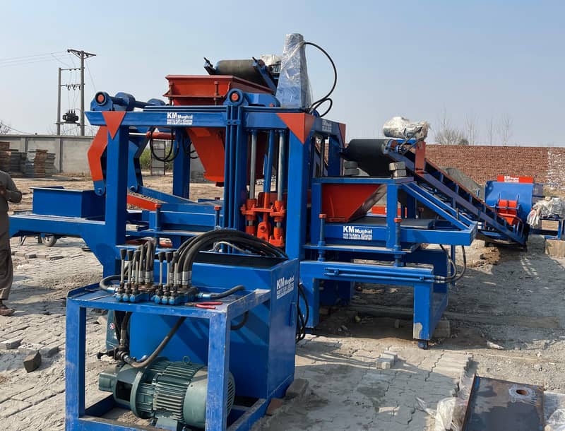 Pakistan Price Concrete Block Making Machine|Tuff Tile Machine. 14