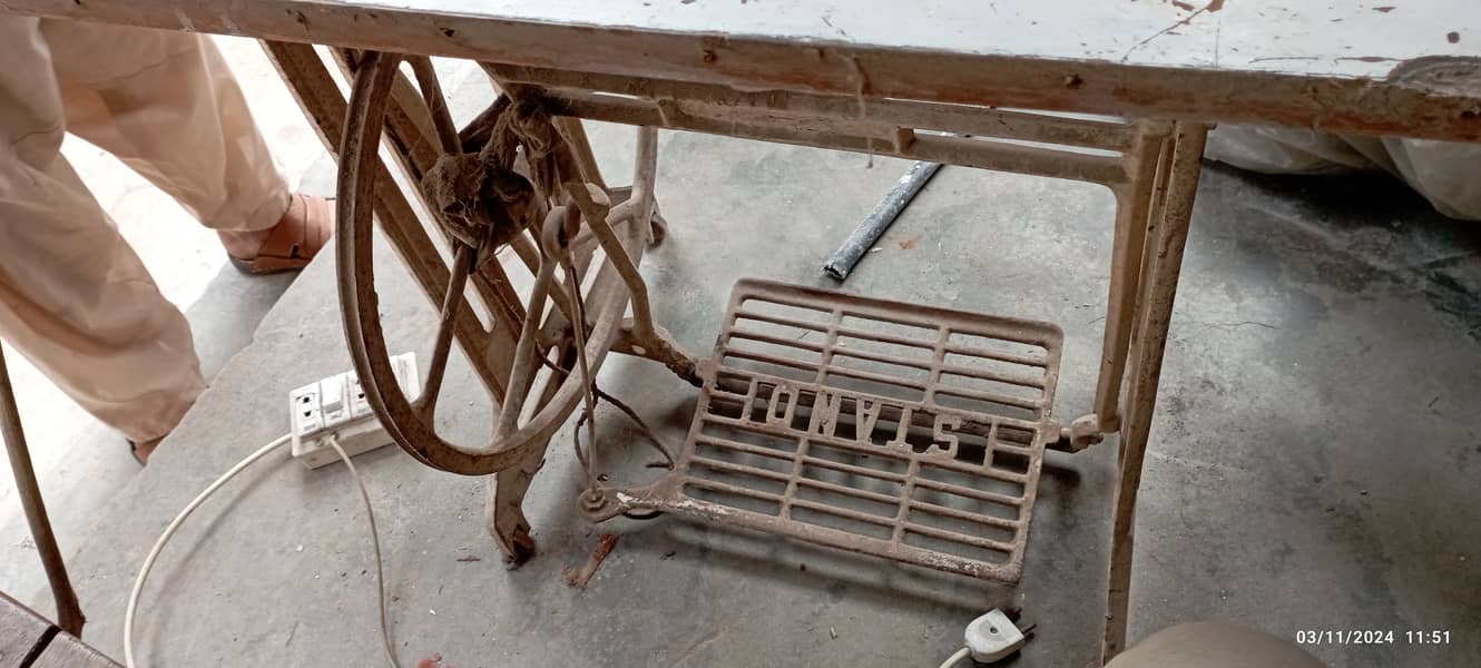 Japani Motor, Sewing Machine, Frame and Counter for Tailor Shop 10