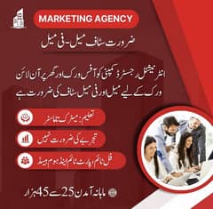 Home Based Online job  Male & Females Students