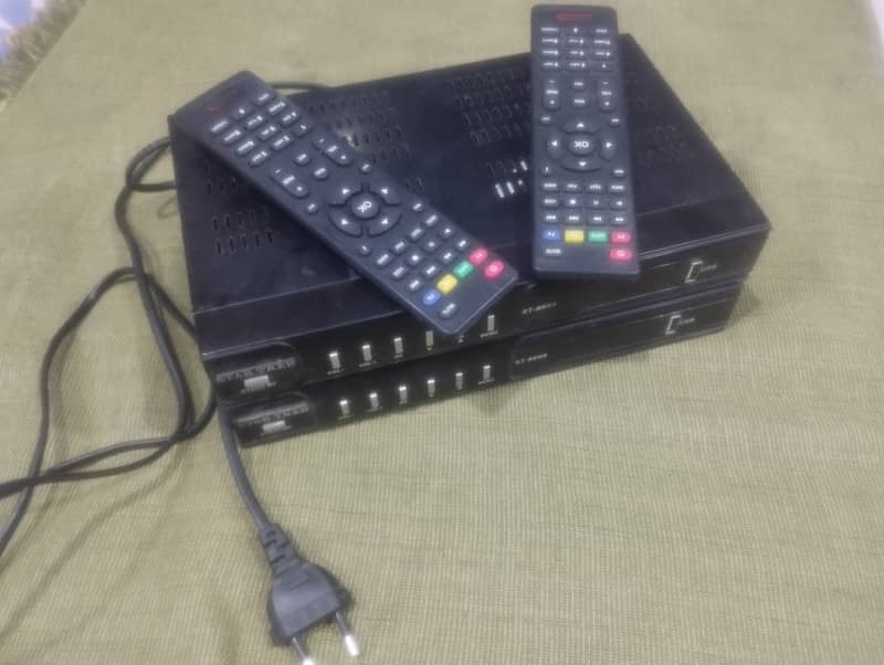 Star trek 2 receivers with remotes. Only three months were used. 6