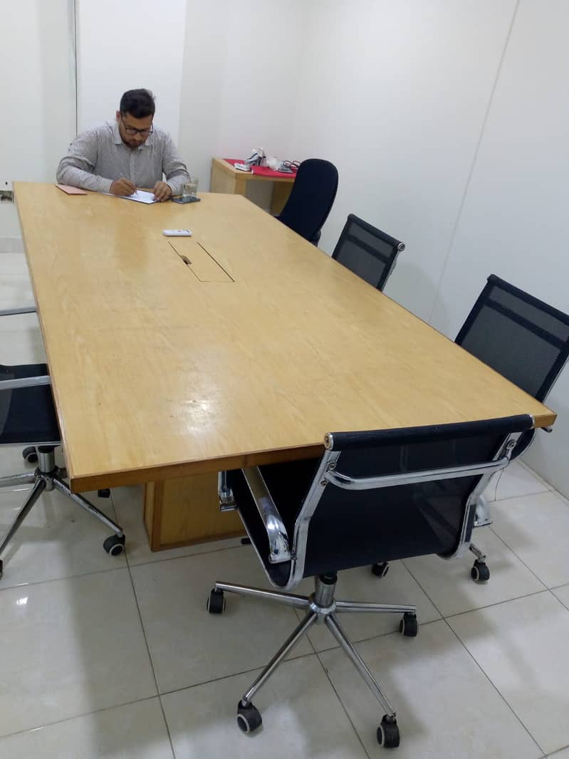 Conference Table 8ft x 4ft (10 Person Seating) 2