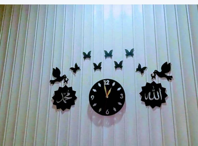 Design wooden wall clock 2