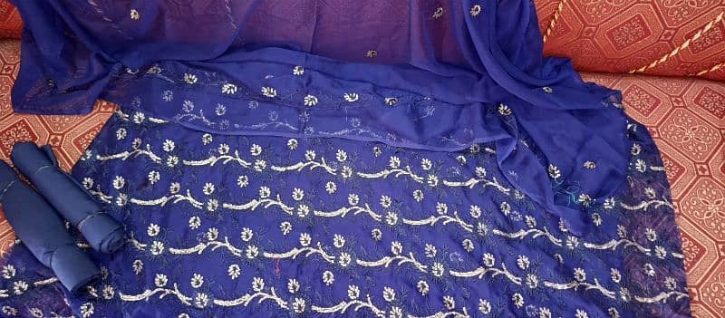 Indian chiffon hand work 0