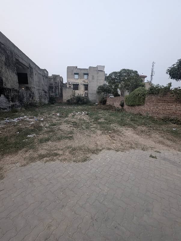 20 Marla plot 60 feet road C block Canal view Lahore 2