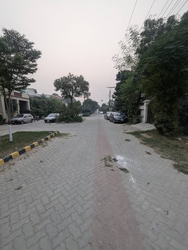 20 Marla plot 60 feet road C block Canal view Lahore 3