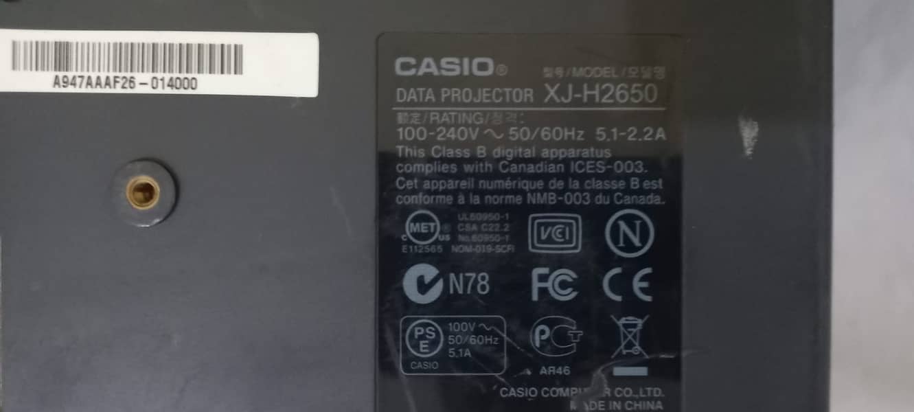 portable led projector casio projector casio laser projector used 1