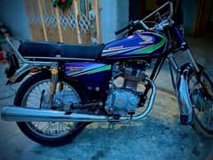 Honda 125 like  a new bike full lash condition all ganiun faisalabad