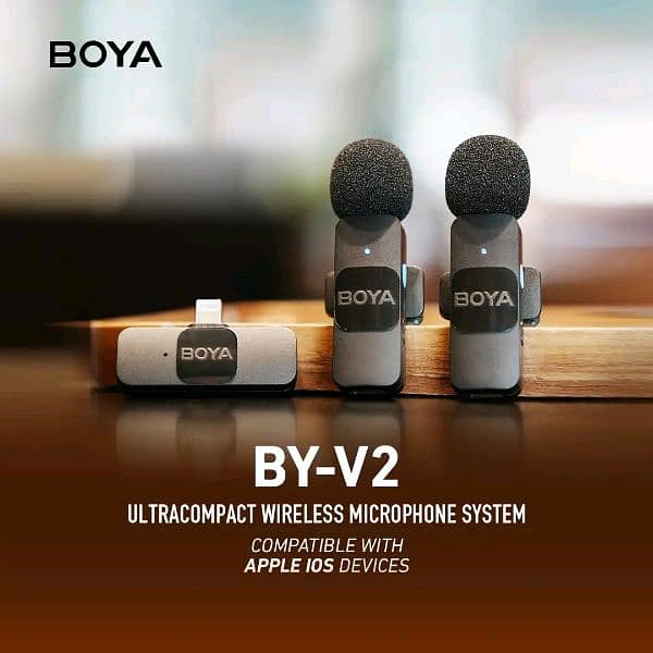 Boya V series Wireless Microphone | Boya V20 | Boya V2 |official store 1