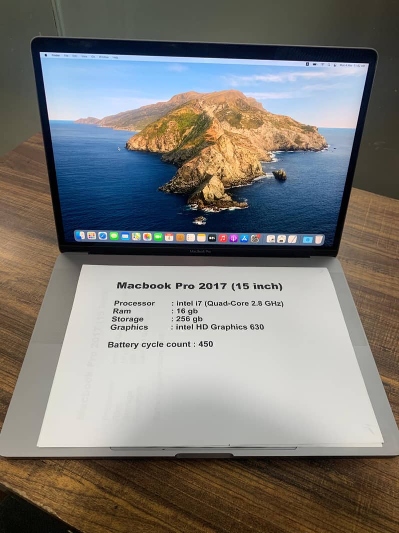 MacBook Pro 2017 - Intel Core i7, 16GB RAM, 256GB SSD - Excellent Cond 0