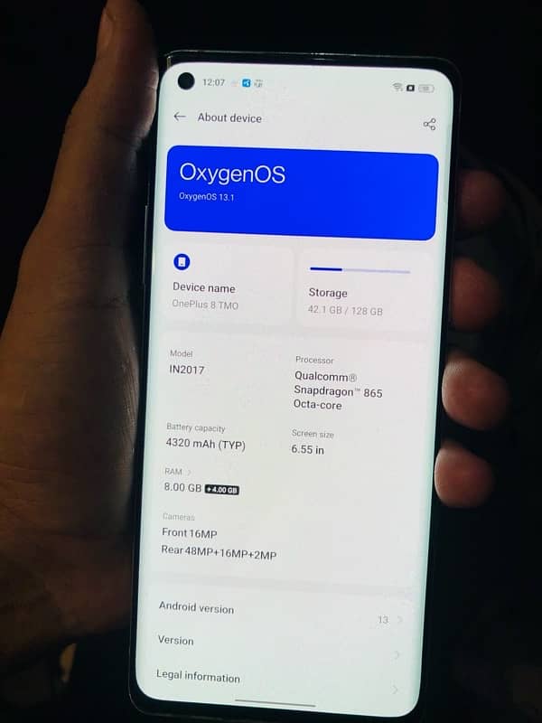 oneplus 8 8/128 5