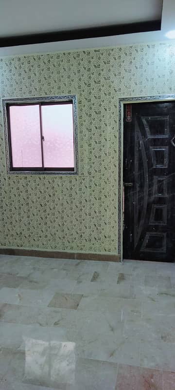 New Flat (1st F)Available for Sale(32Lacs ) at Liaquatabad No 4 Amjad Sabri wali Gali American Kitchen. 1