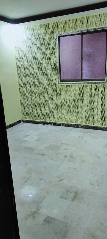 New Flat (1st F)Available for Sale(32Lacs ) at Liaquatabad No 4 Amjad Sabri wali Gali American Kitchen. 3