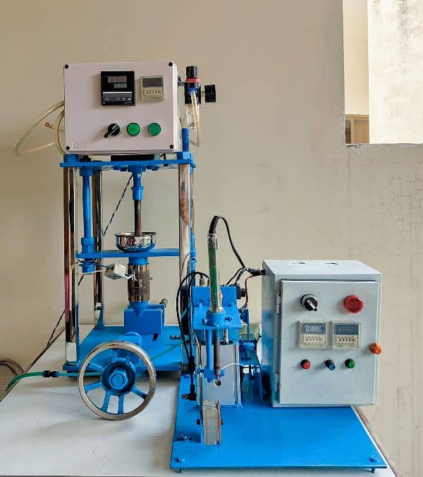 Automatic Cable Molding, Soldering Machine + 50kg Compressor 1