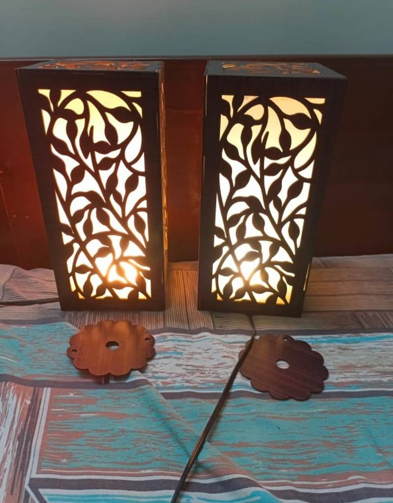 Wooden Pendant Ceiling Hanging Light Lamp 5