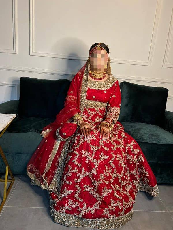 Red Bridal Lehnga 0