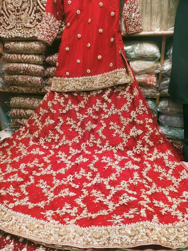 Red Bridal Lehnga 1