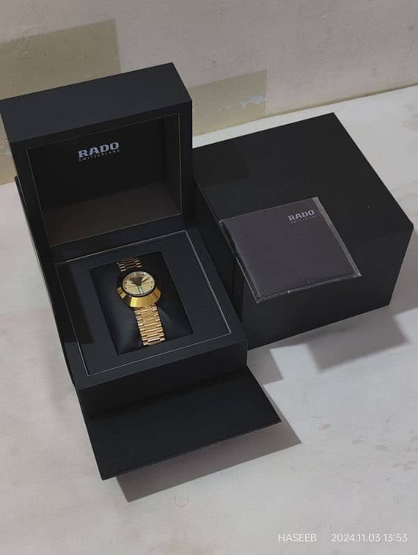 Rado 648.0413. 3003 (R12413033) Original Band Men Watch diastar new 10