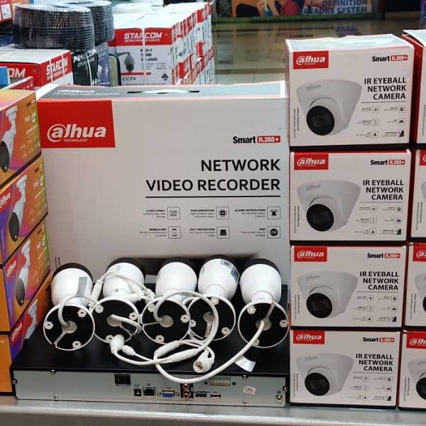 Dahua 4 Cctv Camera Setup. Night Vision Waterproof hd resolotion 1