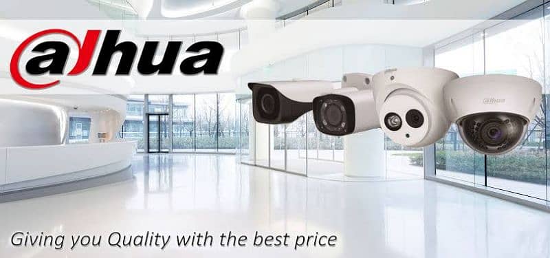 Dahua 4 Cctv Camera Setup. Night Vision Waterproof hd resolotion 5