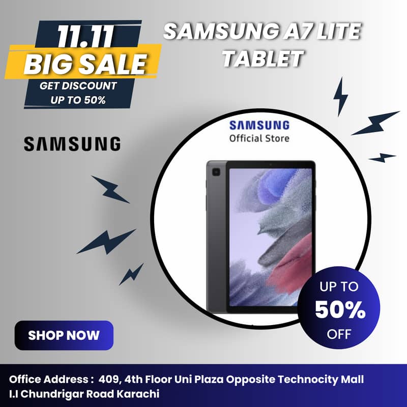 Samsung Galaxy tab A7 lite for Sale in Karachi - Unused Condition 0