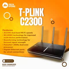 TP-LINK (Archer C2300) Wireless Gigabit Router Dual band (With box)