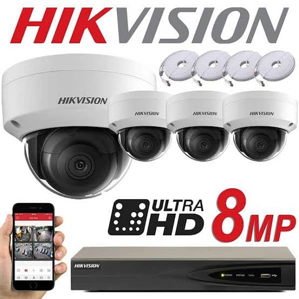 Hikvision Ip network Cctv cameras setup installations offer rates 7