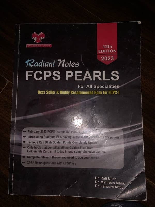 FCPS PART 1 books(almost new) 8