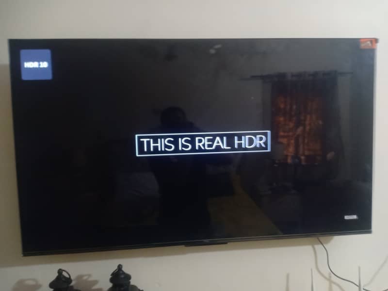 TCL Original 50 Inch UHD Smart TV. 3 months used. With Screen sheet 3