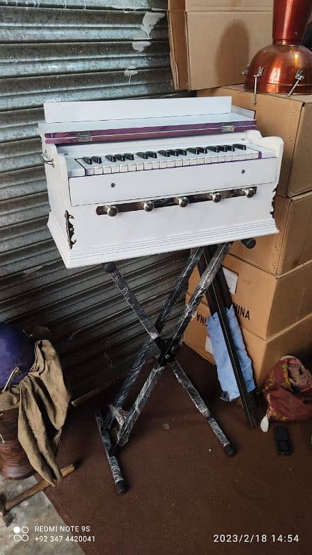 Brand new indian harmonium White colour 0