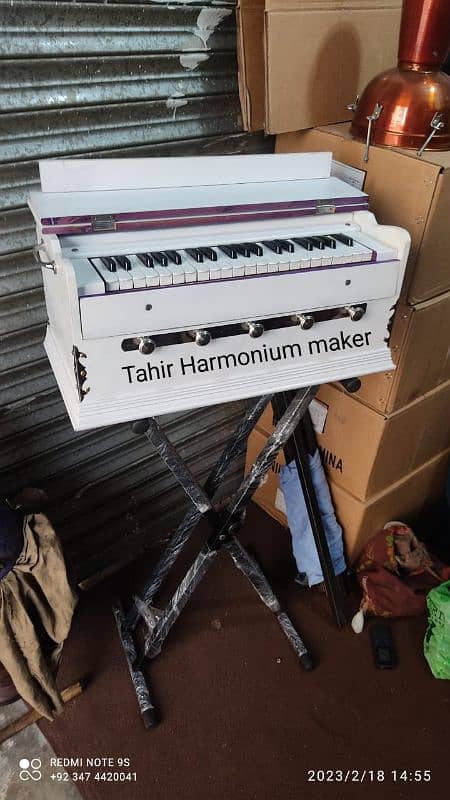 Brand new indian harmonium White colour 4