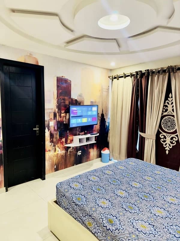 One bedroom flat for short stay like (3s4hrs ) for rent in bahria town 7